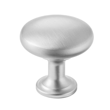 Cabinet Knobs 25 Pack, 28 mm Zinc Alloy, Nickel, Screws