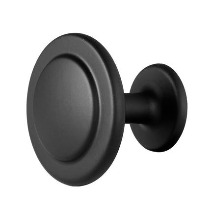 Cabinet Knobs, 30 Pack, 31 mm Black Zinc Alloy, Screws