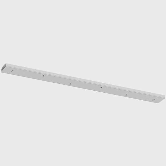Cable Management Channel, 75x6x2 cm, White PVC