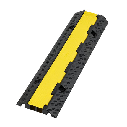 Cable Protector Ramp, 2-Channel, 22,000 lb, Flip-Top