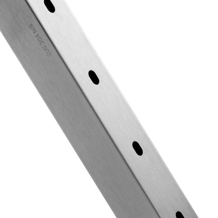 Cable Railing Post, 36in Stainless Steel, 10-Hole Silver
