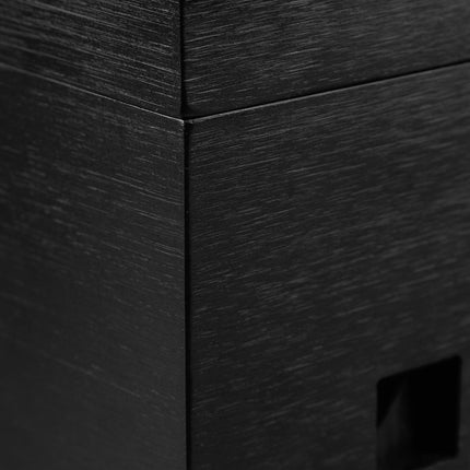 Cable box bamboo black