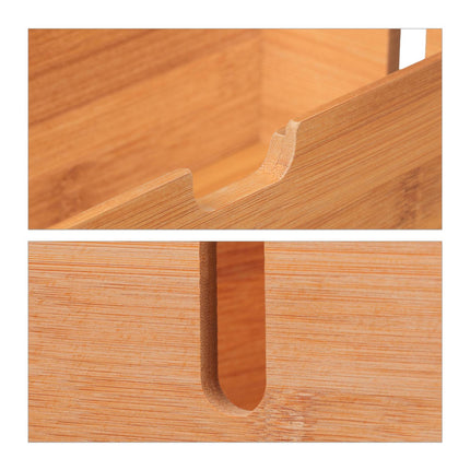 Cable box in bamboo