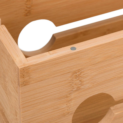 Cable box in bamboo