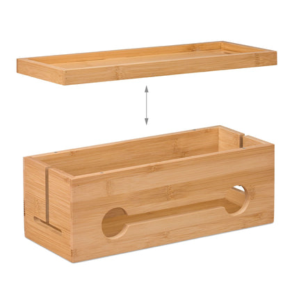 Cable box in bamboo