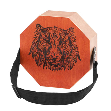 Cajon Drum, Birch Wood, Internal Strings, Strap, 11.6 In
