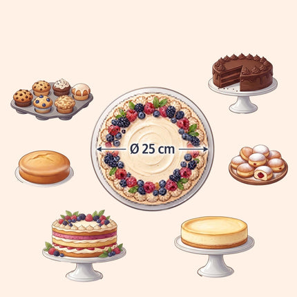 Cake Boxes With Window and Boards, Rectangular Set