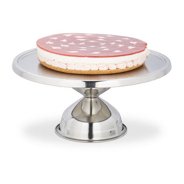 Cake plate on foot