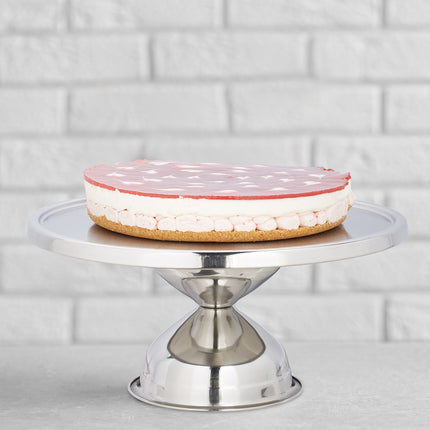 Cake plate on foot