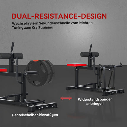 Calf Raise Machine, Adjustable Steel Frame, Black