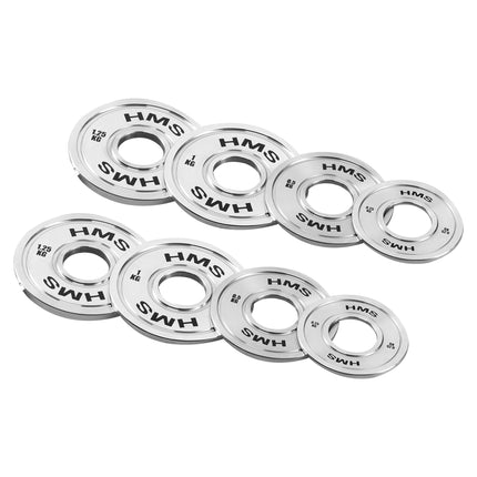 Calibrated Steel Olympic Plates, 6 kg Set