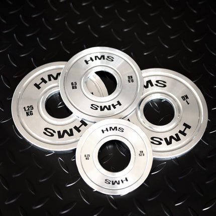 Calibrated Steel Olympic Plates, 6 kg Set