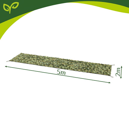 Camouflage Net 2x5m Waterproof with 100 Ties
