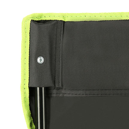 Camping Chair, Black-Lime, Foldable, Lightweight
