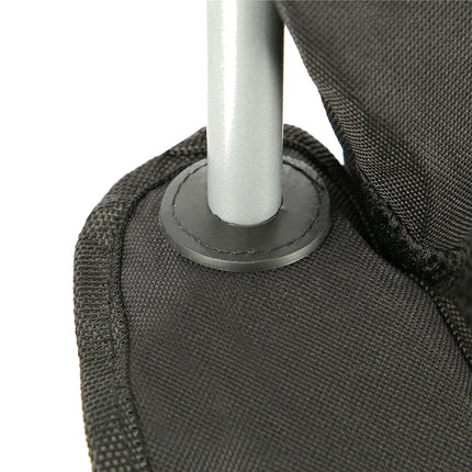 Camping Chair, Black-Red, Foldable, Lightweight