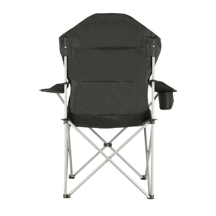 Camping Chair, Black-Red, Foldable, Lightweight