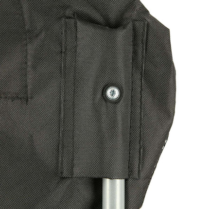 Camping Chair, Black-Red, Foldable, Lightweight
