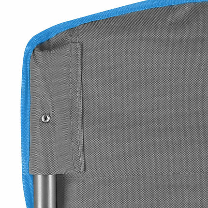 Camping Chair, Gray-Blue, Foldable, Lightweight