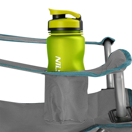 Camping Chair, Gray-Green, Foldable, Lightweight