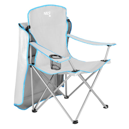 Camping Chair with Sunshade, Gray