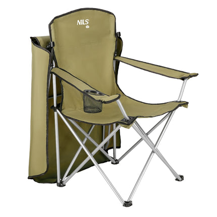Camping Chair with Sunshade, Green