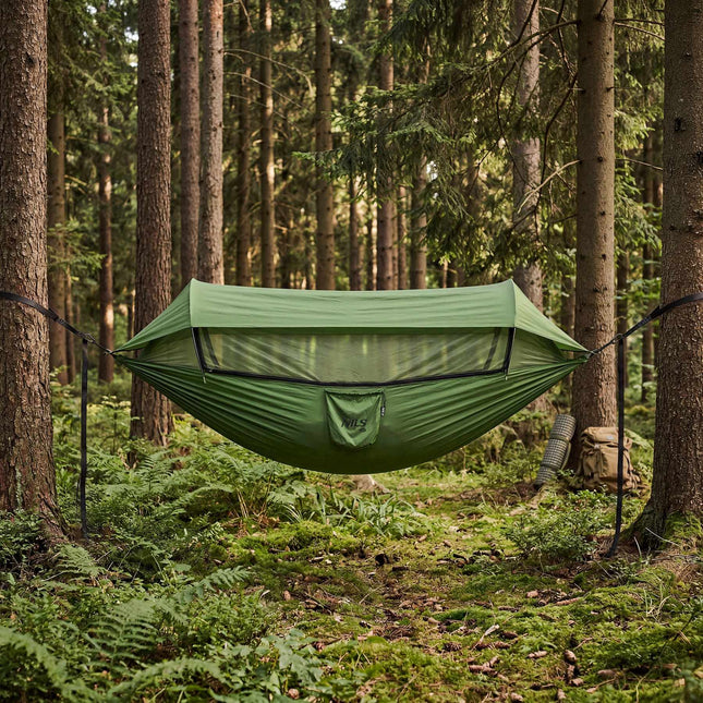 Camping Hammock With Mosquito Net and Canopy, 270 cm