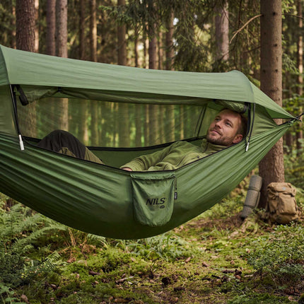 Camping Hammock With Mosquito Net and Canopy, 270 cm