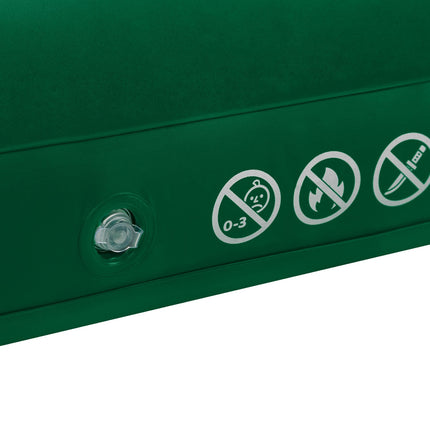 Camping Mattress 203x152x22 cm, Green