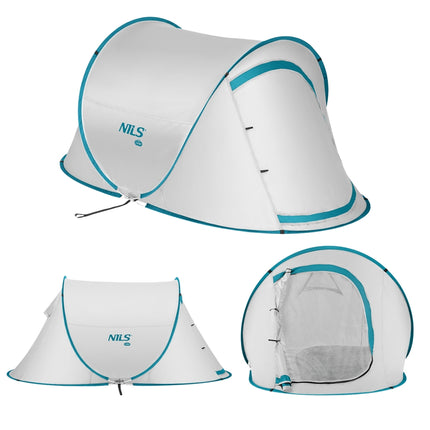 Camping Pop Up Tent, Light Gray, Easy Setup