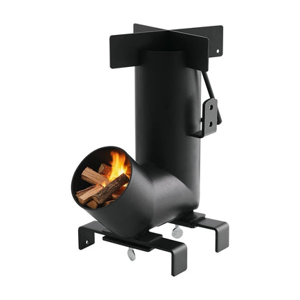Camping Rocket Stove – Portable Wood Burning, Carry Bag