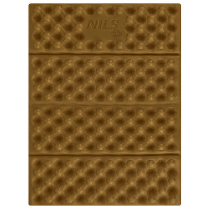 Camping Seating Mat, 40cm, Aluminum Bolster, Brown