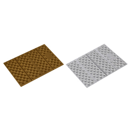 Camping Seating Mat, 40cm, Aluminum Bolster, Brown