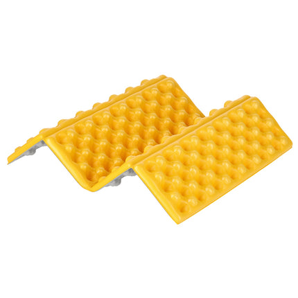 Camping Seating Mat, Aluminum Bolster, 40 cm, Yellow