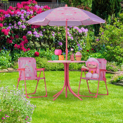 Camping Seating group for children with parasol
