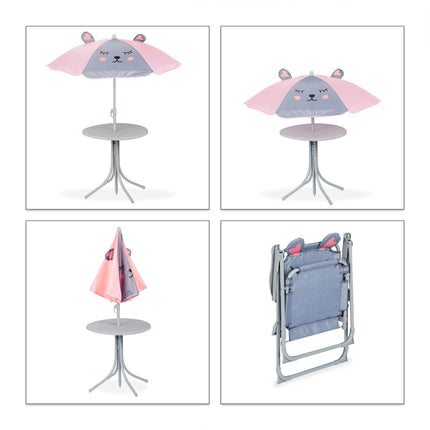 Camping Seating group for children with parasol