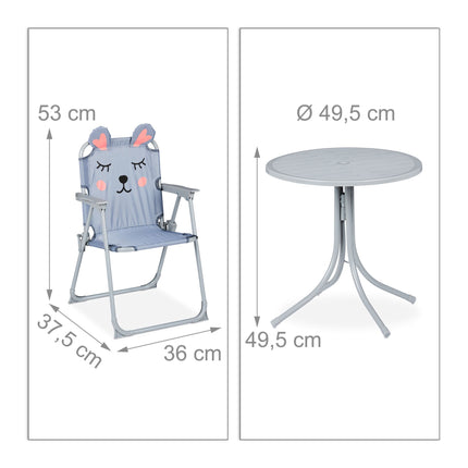 Camping Seating group for children with parasol