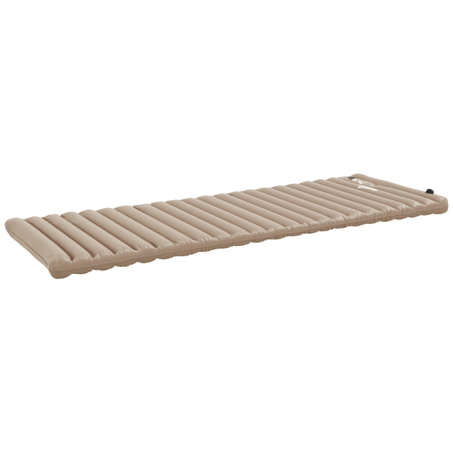 Camping Air Mattress With Foot Pump, Water Repellent, Khaki