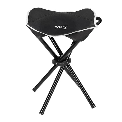 Camping Stool, Black, Foldable, Lightweight