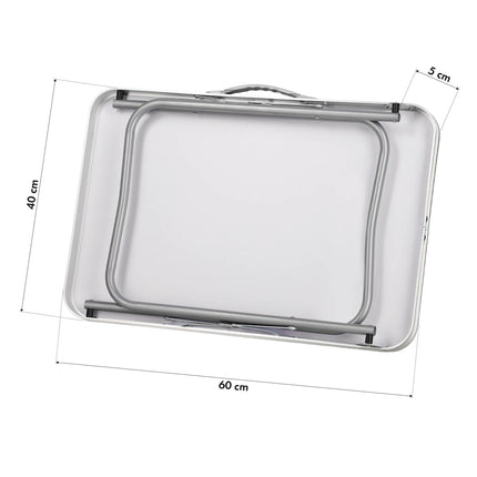 Camping Table, 60x40x50 cm, Blue, Portable
