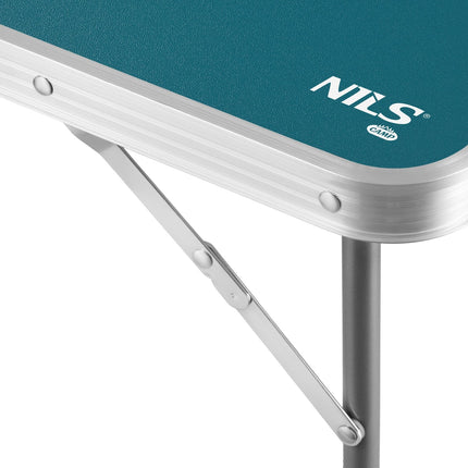 Camping Table, 60x40x50 cm, Blue, Portable