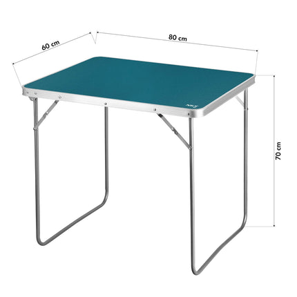 Camping Table 80x60x70 cm, Blue, Foldable
