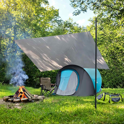 Camping Tarp 230x140 cm, Blue