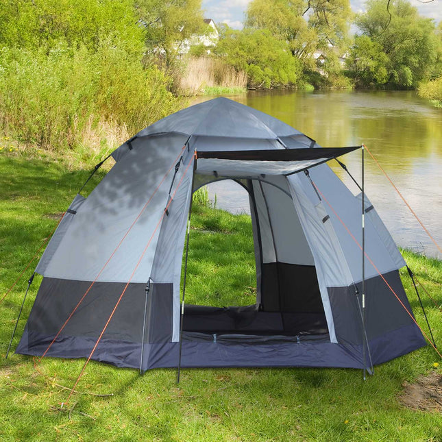 Camping tent for 3-4 people - Easy installation, waterproof