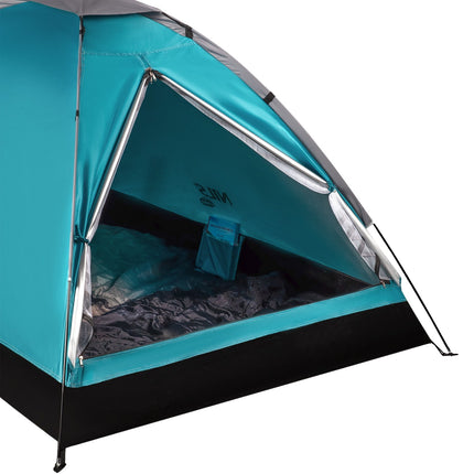 Camping Tent, 3-Person, Blue, Waterproof