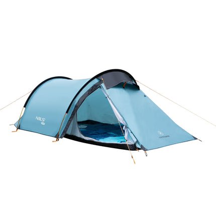 Camping Tent – 3-Person, Waterproof, Blue