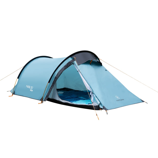Camping Tent – 3-Person, Waterproof, Blue