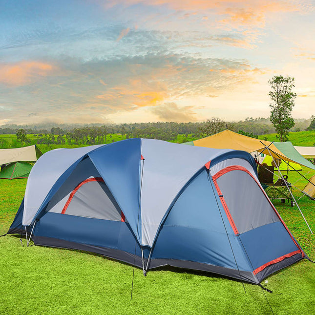 4-person camping tunnel tent, UV protection, waterproof