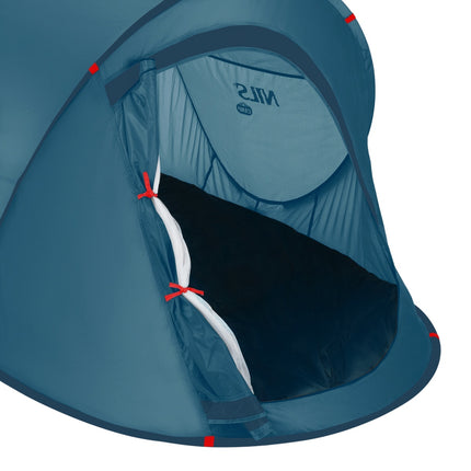Camping Tent, Blue, 4-Person, Waterproof