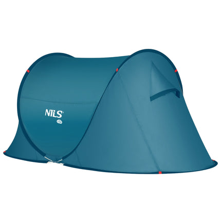 Camping Tent, Blue, 4-Person, Waterproof