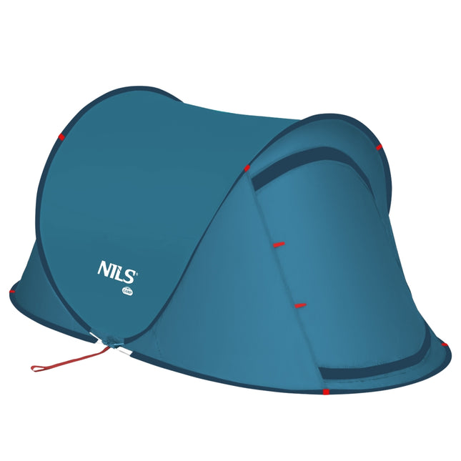 Camping Tent, Blue, 4-Person, Waterproof